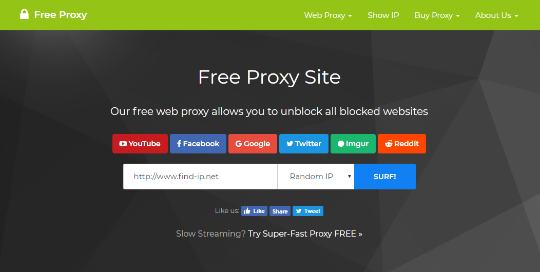 unblock proxy sites list